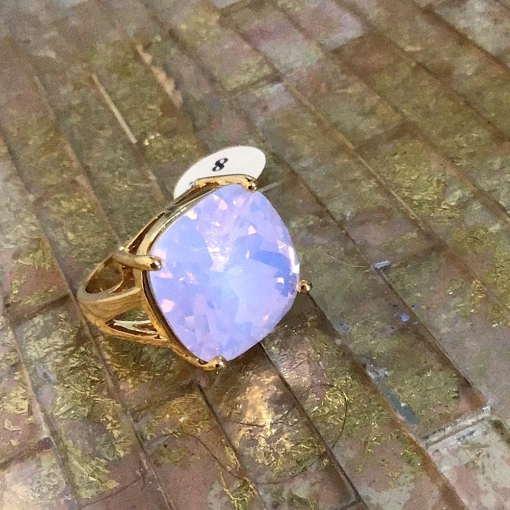 Gorgeous pink glass ring - Picture 3 of 4
